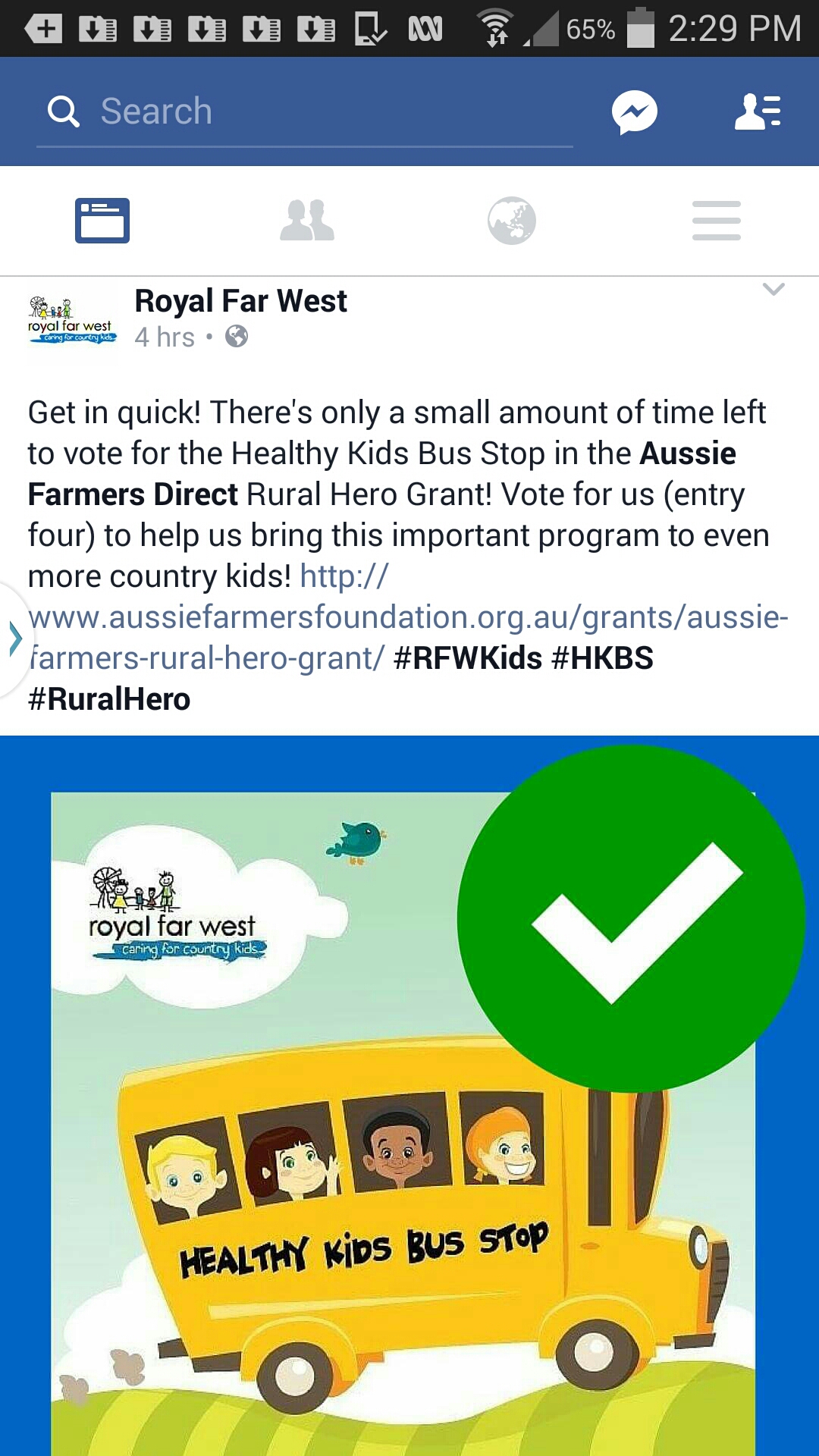 Please go and vote for RFW!!